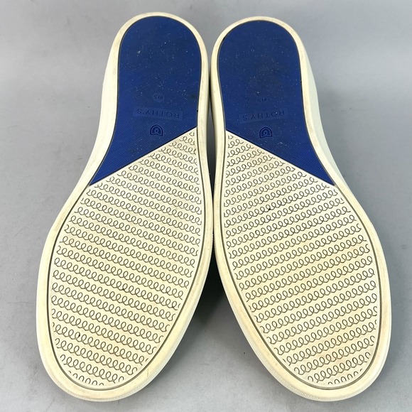 Rothys Womens 10.5 The Chelsea Boots Beige‎ Knit Sneaker Shoes Booties Pull On - Picture 10 of 12